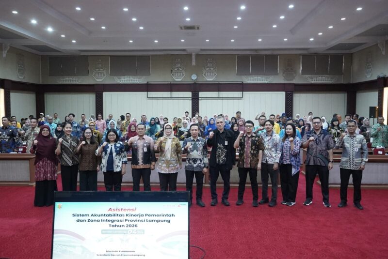 Poto: Sekretaris Daerah Provinsi Lampung Marindo Kurniawan membuka Kegiatan Asistensi Sistem Akuntabilitas (kmf).