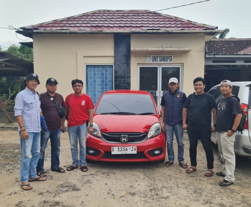 Poto: Kendaraan yang yang berhasil di temukan aparat Polres Lamsel (ist) 