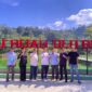 Poto: Tim Pengurus KONI Lampung mengecek lokasi Sumber Api di ditinjau berada di Desa Hulu Belu, Kecamatan Pagar Alam, Kabupaten Lampung Barat.