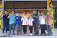 Pengurus Provinsi Wushu Indonesia  Poto bersama ketua dan wakil ketua IV KONI Lampung
(dok HUMAS KONI Lampung).