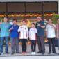 Pengurus Provinsi Wushu Indonesia  Poto bersama ketua dan wakil ketua IV KONI Lampung
(dok HUMAS KONI Lampung).