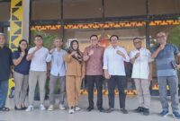 Poto: Indonesia Cycling Federation (ICF) Provinsi Lampung saat audiensi dengan  KONI Lampung.