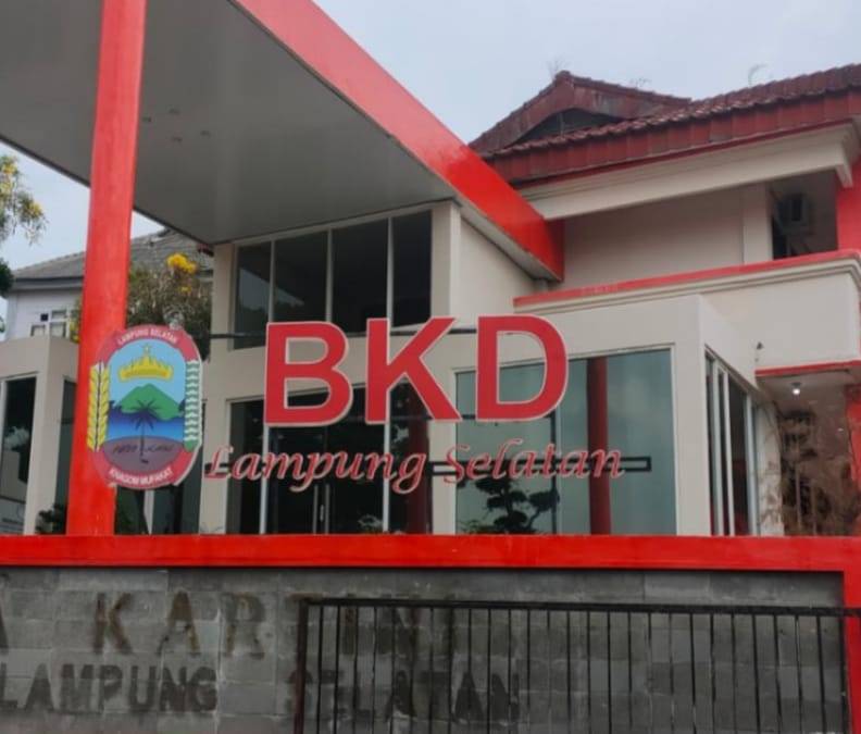 Kantor BKD Lampung Selatan. (Foto.Juwantoro) 
