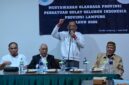 Wakil Ketua 1 KONI Lampung Margono Tarmudji membuka Musprov PGSI Lampung 2026 (dok KONI Lampung).