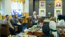 Poto: Wakil Gubernur Lampung saat menerima audiensi Korps HMI-Wati (KOHATI) Himpunan Mahasiswa Islam (HMI) Cabang Bandar Lampung (kmf).