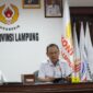 Poto: ketua KONI Lampung pimoin rapat PAW Pengurus  KONi Lampung (ist).
