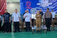 Poto: Kadispora Meiry Harika Sari, bersama Wakil ketua II KONI Lampung Riagus Ria dan sejumlah pengurus ( dok HUMAS KONI)