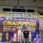 Poro: Atlet anggar Lampung perairaih medali Emas pada Kejuaraan Anggar Nasional Piala RDPS Cup 2026 yang berlangsung di GOR Ranau Jakabaring, Palembang, (ist)