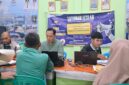 Kantor Pertanahan Lampung Selatan tengah memberikan layanan kepada masyarakat. (Foto.Dok.Kantah Lamsel) 