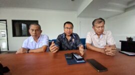 Poto: Ketua Koperasi KONI Lampung, Doni Irawan bersama jajaran