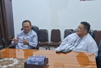 Poto: Ketua Perpani Lampung Fahrurrozi, Bersama Ketua KONI Lampung Taufik Hidayat ( dok HUMAS KONI Lampung)