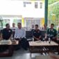 Poto: Ketua KONI Lampung Taufik Hidayat bersama Wakil ketua II Riagus Ria,  di acara sirkuit Zona II Pencak silat.( dok HUMAS KONI Lampung).