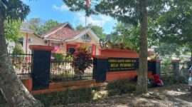 Kantor Dinas Pendidikan Lampung Selatan. (Foto.Juwantoro)