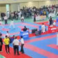 Poto: Kejuaraan Karate yang berlangsung di Gor Siger Wayhalim Kota Bandar Lampung (ist).