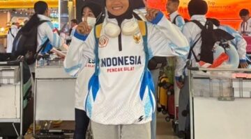 Poto: Atlet Pencak Silat Lampung Riski Enjel Pinata