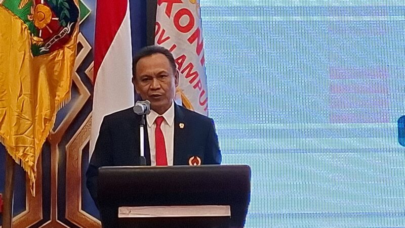 Poto: Ketua KONI Lampung Taufik Hidayat 