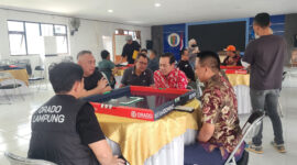 Poto: Seleksi Atlet Domino PWI Lampung (Lim).