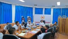 Wakil Ketua II KONI Lampung Riagus Ria lakukan koordinasi 6 Cabor jelang BK Pon Mendatang ( Hms KONI Lampung).