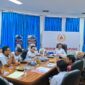 Wakil Ketua II KONI Lampung Riagus Ria lakukan koordinasi 6 Cabor jelang BK Pon Mendatang ( Hms KONI Lampung).