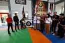 Poto: Ketua KONI Lampung membuka kejuaraan Antarsatlat Tarung Derajat, 