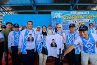 Poto: Wakil Gubernur Lampung Jihan Nurlela didampingi Kadispora dan Wakil Ketua Umum II KONI Lampung Riagus Ria membuka kejuaran Renang Piala Kemenpora (dok HUMAS KONI Lpg).
