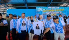 Poto: Wakil Gubernur Lampung Jihan Nurlela didampingi Kadispora dan Wakil Ketua Umum II KONI Lampung Riagus Ria membuka kejuaran Renang Piala Kemenpora (dok HUMAS KONI Lpg).