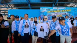 Poto: Wakil Gubernur Lampung Jihan Nurlela didampingi Kadispora dan Wakil Ketua Umum II KONI Lampung Riagus Ria membuka kejuaran Renang Piala Kemenpora (dok HUMAS KONI Lpg).