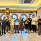 Penanggungjawab , Manajer dan para atlet E-Sport PWI Lampung foto bersama,. (Foto.Dok.PWI Lamsel) 
