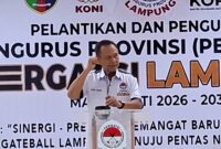 Poto: Ketua KONI Lampung Taufik Hidayat 