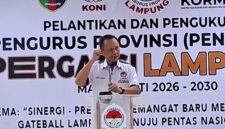 Poto: Ketua KONI Lampung Taufik Hidayat