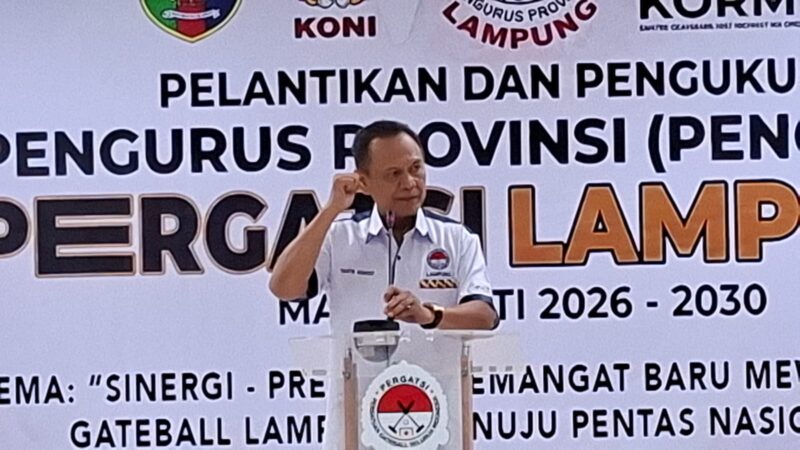 Poto: Ketua KONI Lampung Taufik Hidayat 