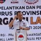 Poto: Ketua KONI Lampung Taufik Hidayat 