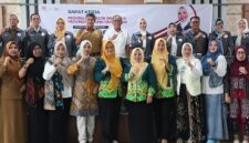 Poto; Ketua Umum GI Lampung, Purnama Wulan Sari Mirzanidi acara Rapat Kerja Provinsi (Rakerprov) GI Lampung (ist).