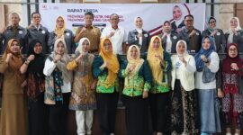 Poto; Ketua Umum GI Lampung, Purnama Wulan Sari Mirzanidi acara Rapat Kerja Provinsi (Rakerprov) GI Lampung (ist).