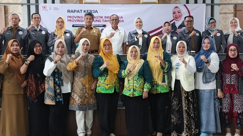 Poto; Ketua Umum GI Lampung, Purnama Wulan Sari Mirzanidi acara Rapat Kerja Provinsi (Rakerprov) GI Lampung (ist).