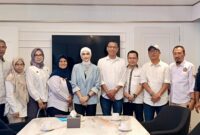 Poto: Putri Zulhas Bersama Ketua dan Jajaran Pengurus PWI Lampung (ist)