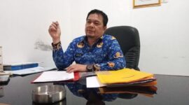 Plt Kepala Dinas Pendidikan Lampung Selatan Syaifuloh. (Foto.Juwantoro) 