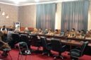 Tim dari Provinsi Lampung Audensi dengan Pemkab dan Komisi I DPRD Lamsel. (Foto.Juwantoro) 