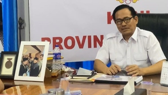 Poto: Wakil Ketua II KONI Lampung Riagus Ria.