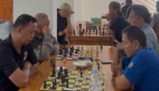Poto: Atlet Catur PWI Lampung uji mental lewat pertandingan (ist).