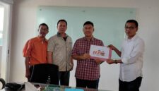 Poto: Rycko Menoza SZP saat menerima kunjungan Ketua dan Pengurus PWI Lampung.(ist).