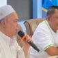 Poto: Manajer Karya Jurnalistik PWI Lampung, Firmansyah Y. Alfian memberikan semangat kepada peserta seleksi Jurnalitik (dok Humas Porwanas Lampung).