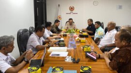 Poto: Ketua Umum KONI Lampung pimpin Tapat persiapan Porprov .