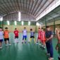 Seleksi cabor futsal PWI Lampung hadapi Porwanas 2027. Foto: Ist