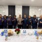 Kapolres Lampung Selatan AKBP Deddy Kurniawan foto bersama pengurus PWI Lamsel, usai beraudiensi. (Foto.Ist) 