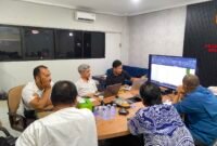Poto: Kabid Binpres KONI Lampung, Yopi Hutomo Bhakti pimpin Rapat Evaluasi