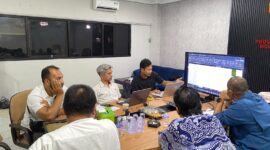 Poto: Kabid Binpres KONI Lampung, Yopi Hutomo Bhakti pimpin Rapat Evaluasi