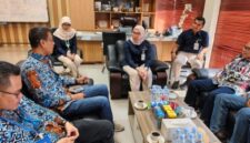 Pengurus PWI Lampung audensi dengan GM PT Angkasa Pura