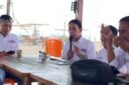 Penasehat SMS Lampung Selatan Muslim Pranata tengah memberikan saran dan masukan bagi perkembangan SMS kedepan. 