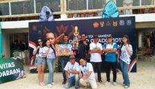 Foto: Atlet Domino Pwi Lampung usai menjadi juara (dok PWI Lamsel ).